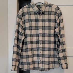 NWOT EDDIE BAUER MENS PLAID SHIRT SZ.XL FALL FLANNEL